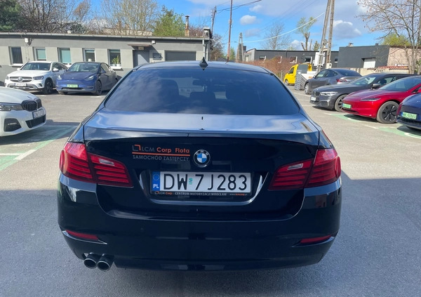 BMW Seria 5 cena 82700 przebieg: 161000, rok produkcji 2016 z Wrocław małe 742